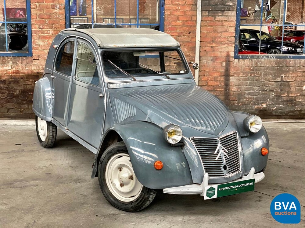 Citroen AZ 2CV 1956 Eend Ribbelkap 1956, DR-02-75 