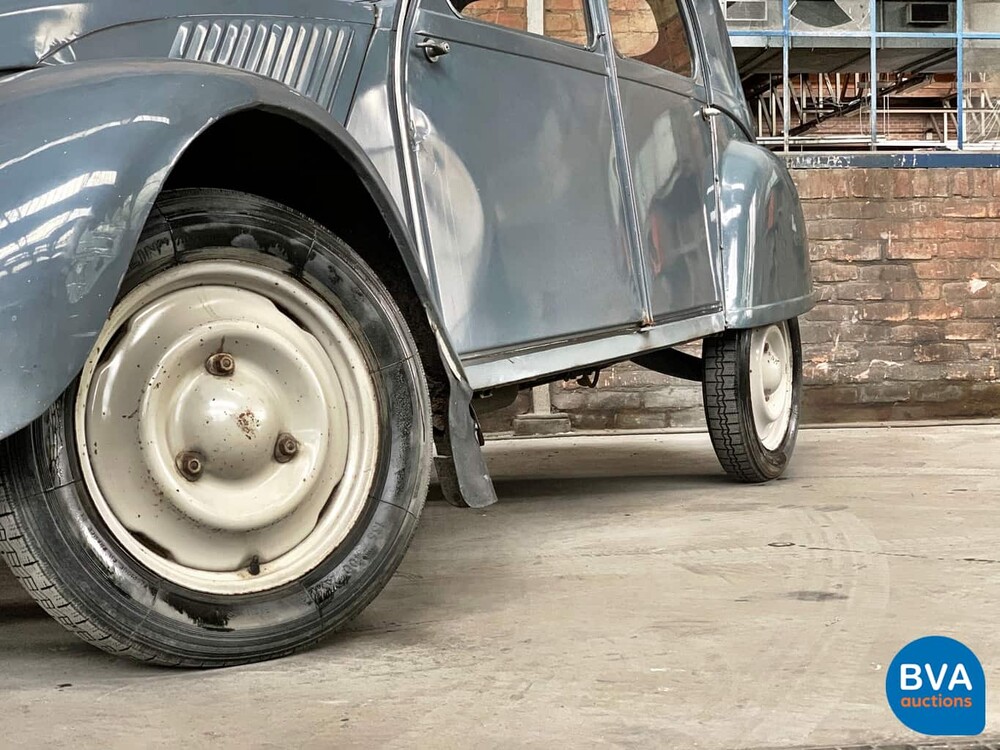 Citroen AZ 2CV 1956 Eend Ribbelkap 1956, DR-02-75 