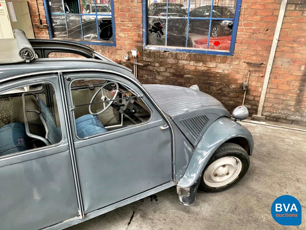 Citroen AZ 2CV 1956 Eend Ribbelkap 1956, DR-02-75 