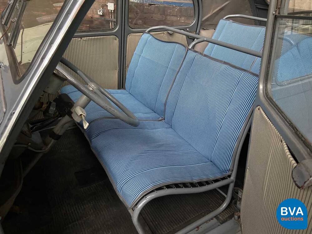 Citroen AZ 2CV 1956 Eend Ribbelkap 1956, DR-02-75 