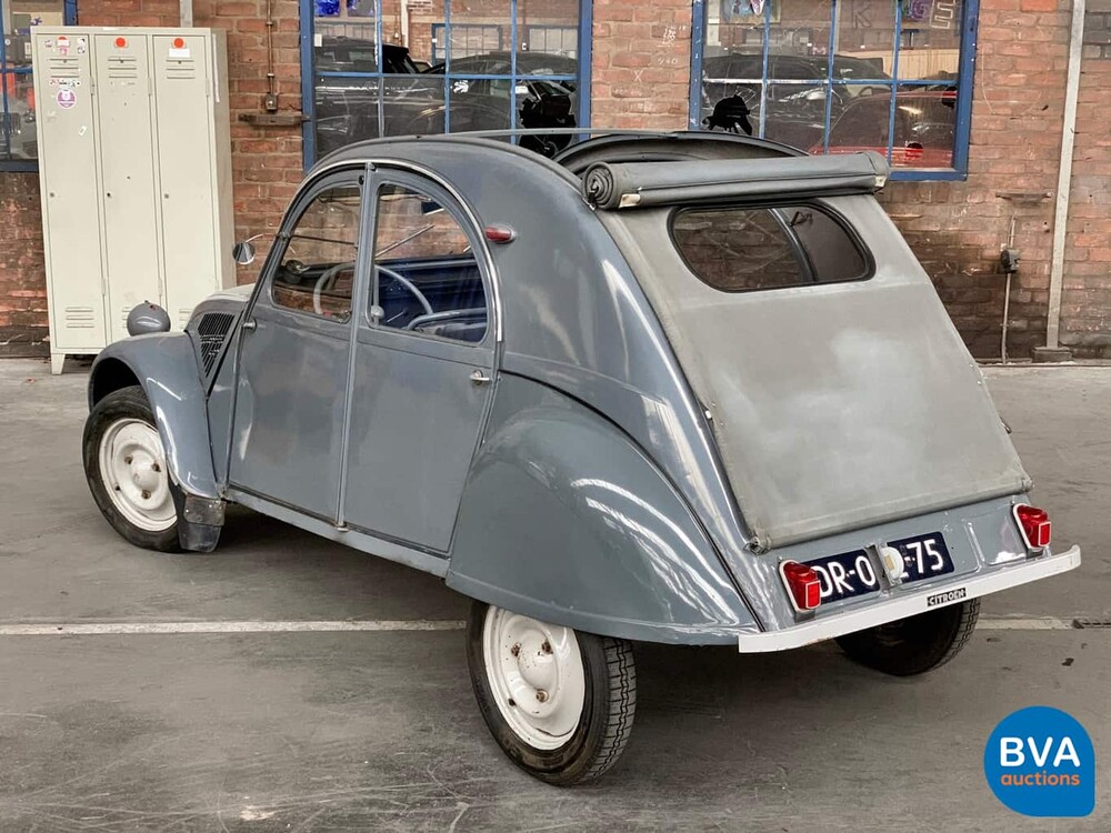 Citroen AZ 2CV 1956 Eend Ribbelkap 1956, DR-02-75 