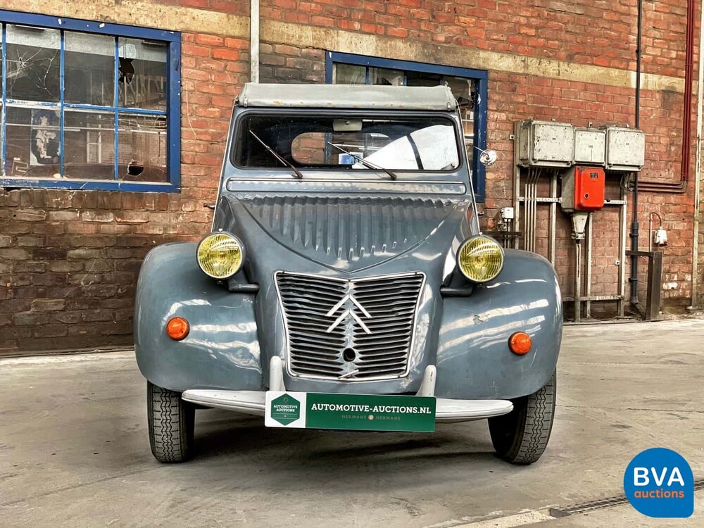 Citroen AZ 2CV 1956 Eend Ribbelkap 1956, DR-02-75 