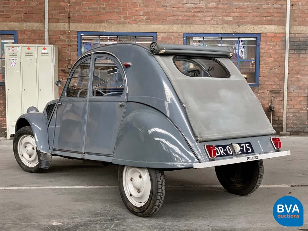 Citroen AZ 2CV 1956 Eend Ribbelkap 1956, DR-02-75 