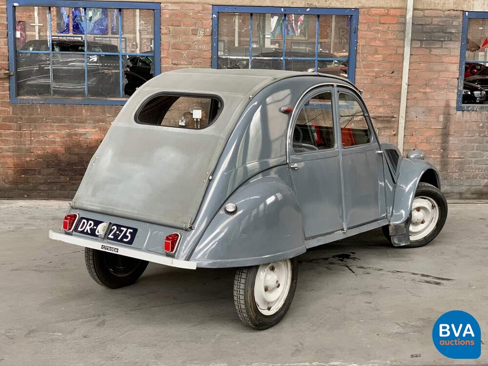 Citroen AZ 2CV 1956 Eend Ribbelkap 1956, DR-02-75 