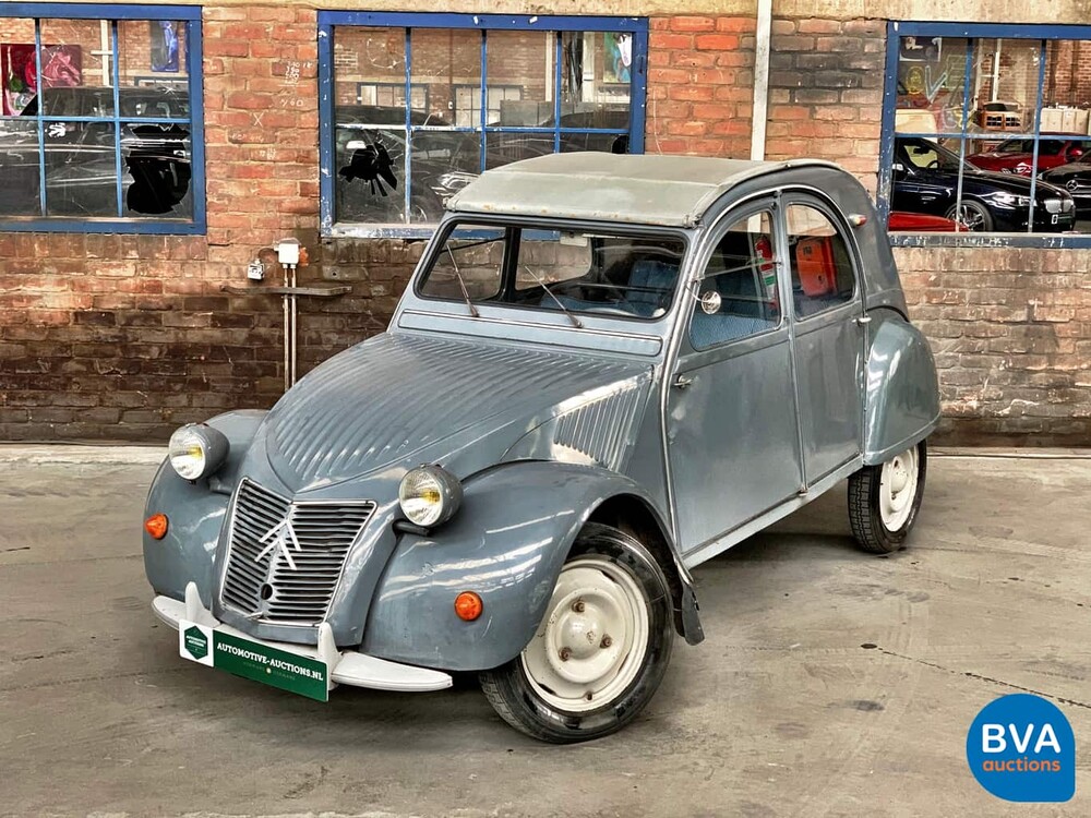 Citroen AZ 2CV 1956 Eend Ribbelkap 1956, DR-02-75 