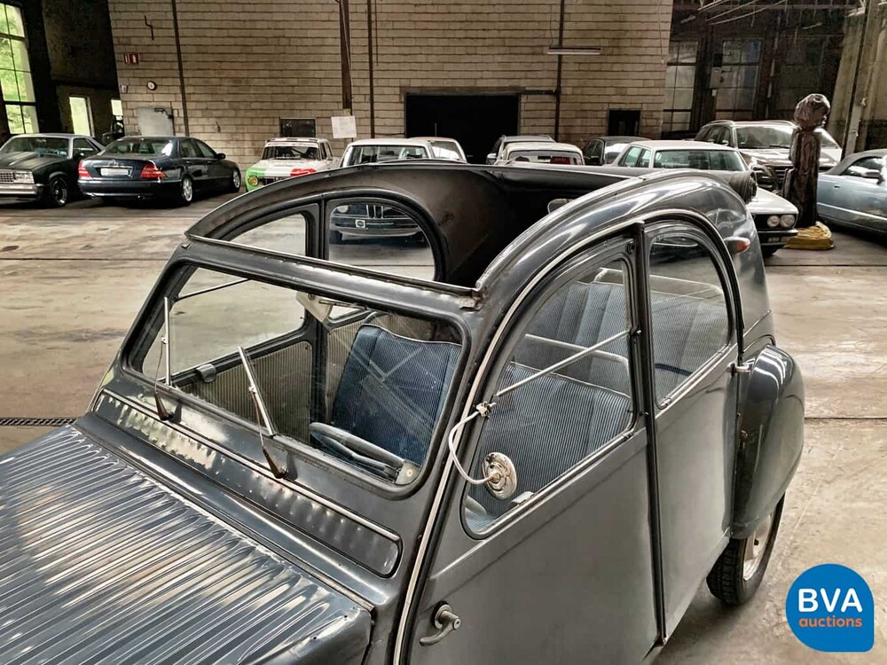 Citroen AZ 2CV 1956 Eend Ribbelkap 1956, DR-02-75 