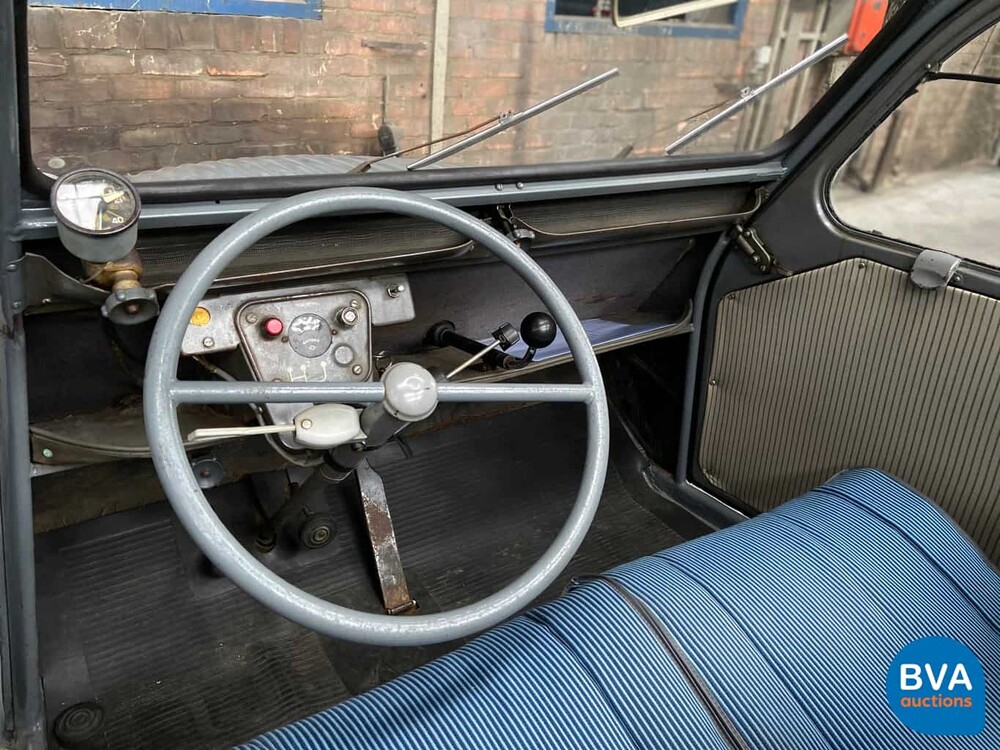 Citroen AZ 2CV 1956 Eend Ribbelkap 1956, DR-02-75 