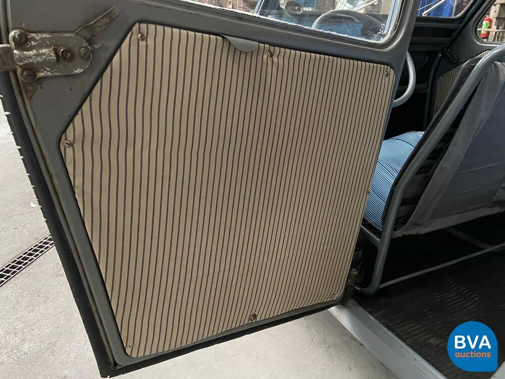 Citroen AZ 2CV 1956 Eend Ribbelkap 1956, DR-02-75 