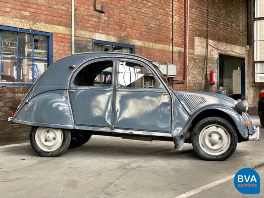 Citroen AZ 2CV 1956 Eend Ribbelkap 1956, DR-02-75 