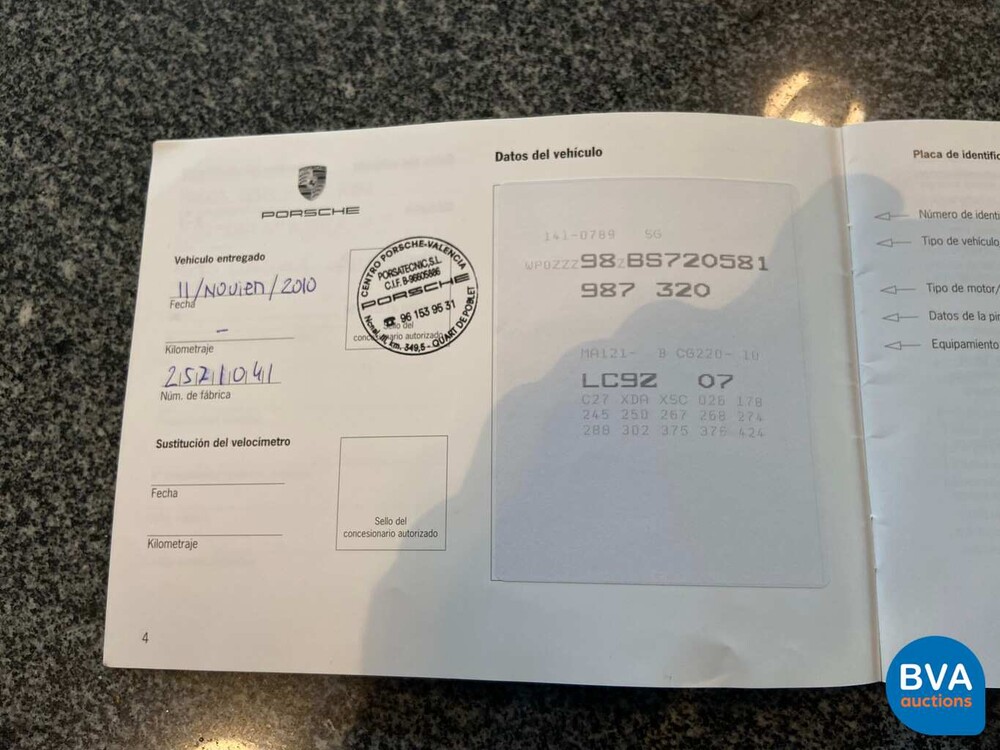 Porsche Boxster S PDK 987 MK2 310pk MY-2011