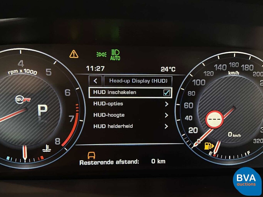 Range Rover Sport SVR 5.0 V8 550pk 2017 Land Rover, NF-527-L