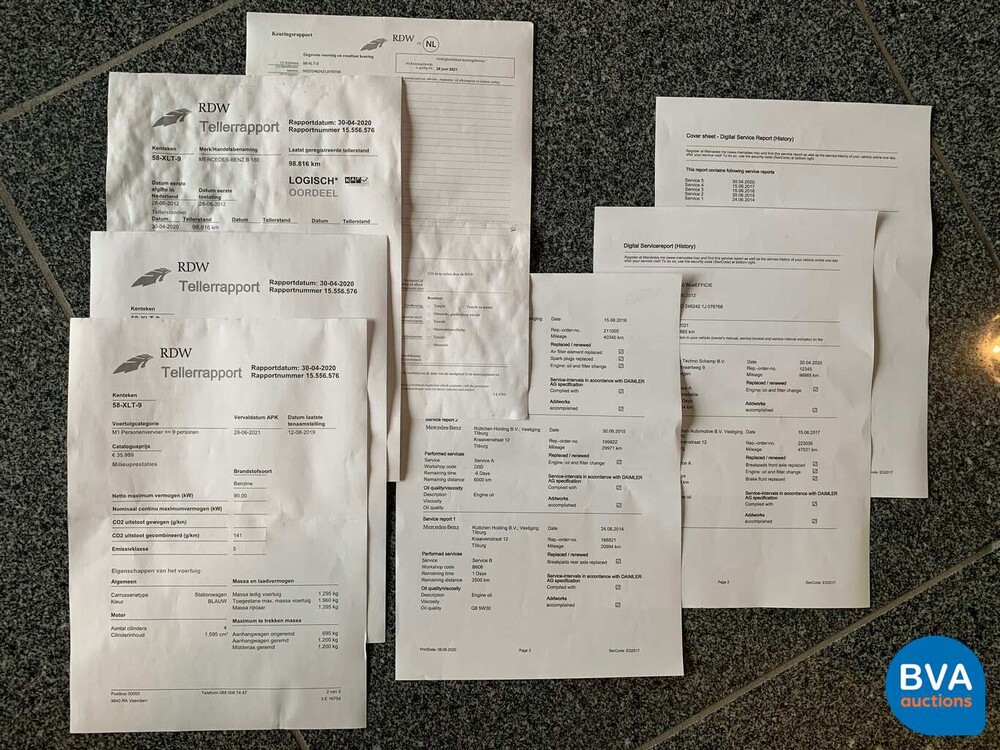 Mercedes-Benz B180 Blue Efficiency B-Klasse 2012, 58-XLT-9