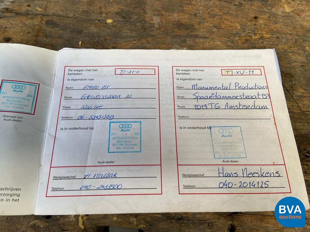 Audi S8 4.2 V8 Quattro Tiptronic5 1998, TJ-XV-11.