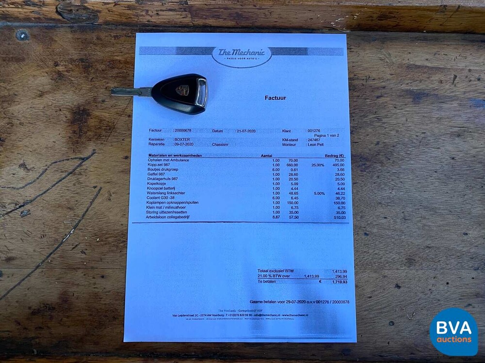 Porsche Boxster 987.2 2.9 256 PS 2009.