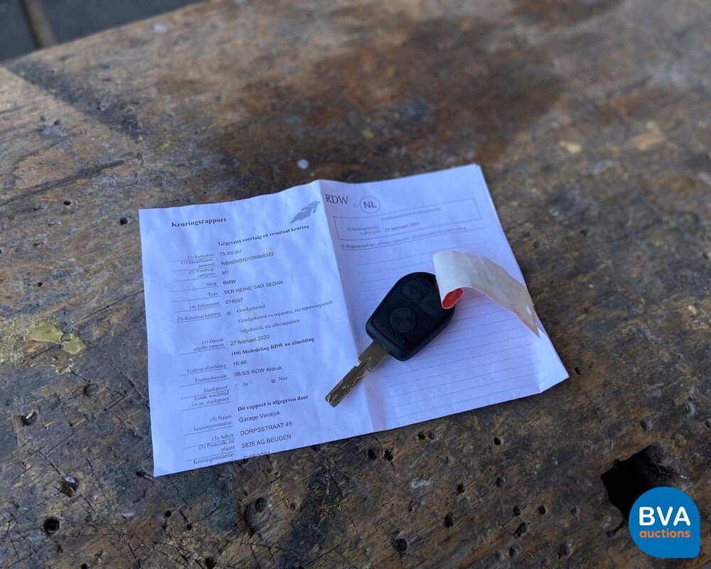 BMW 540i E39 4.4 V8 286 PS -Manual- 1999, 75-XV-DJ.