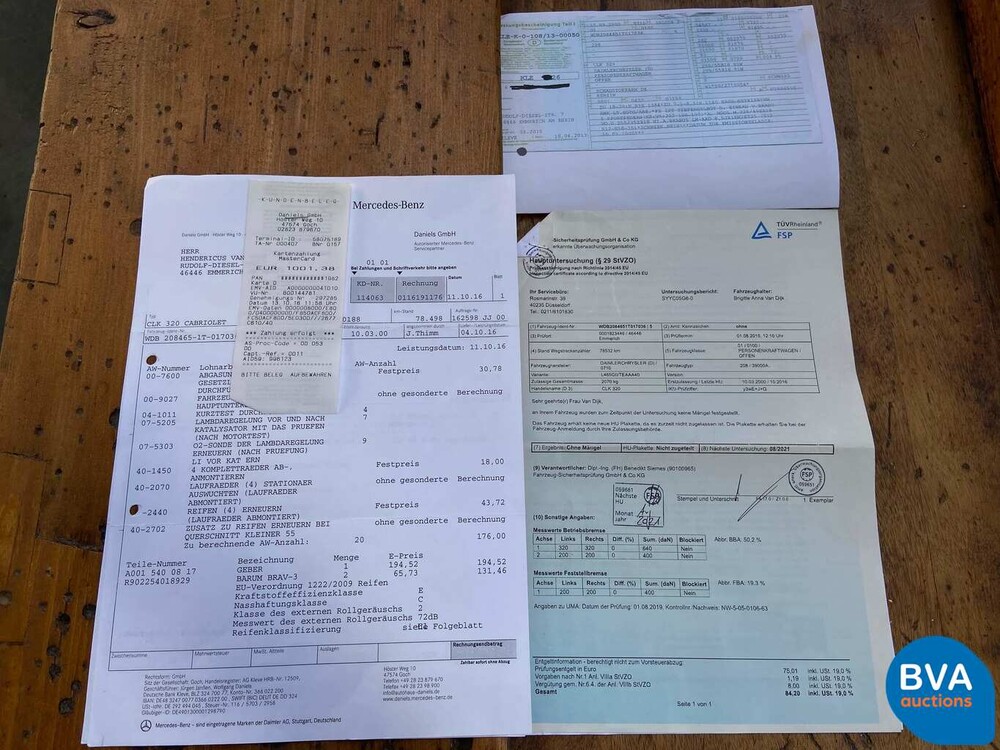 Mercedes-Benz CLK320 Brabus cabriolet Avantgarde 218hp 2000, H-349-NR.