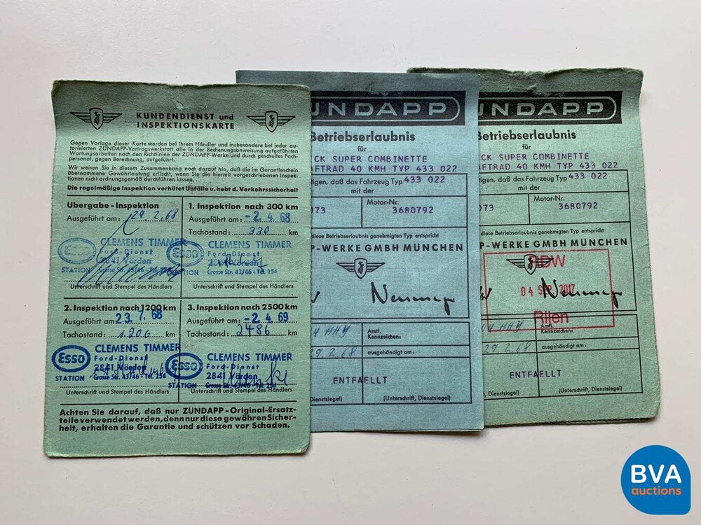 Zündapp Super Combinette 1968 DLV-21-N.