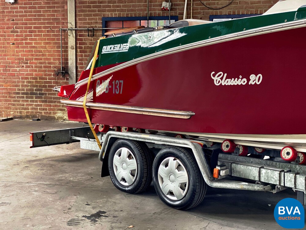 Quicksilver Classic 20 Mercruiser MPI 235 PS (RIVA, BOESCH Shape) Schnellboot.