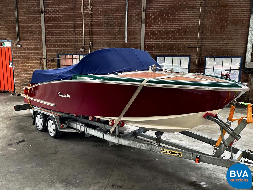 Quicksilver Classic 20 Mercruiser MPI 235 PS (RIVA, BOESCH Shape) Schnellboot.