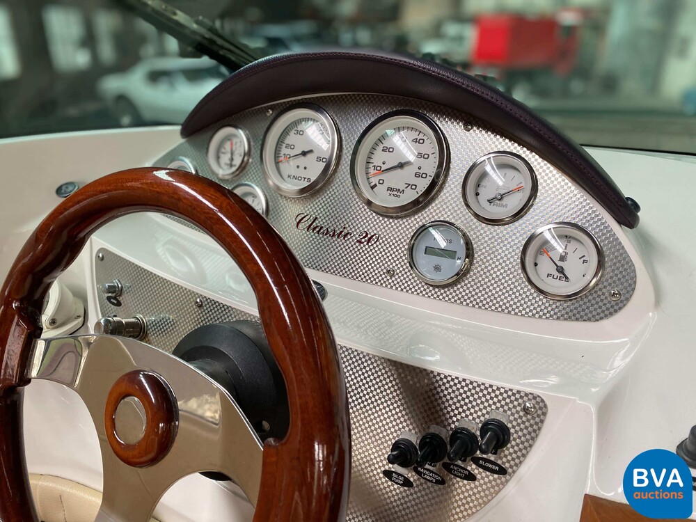 Quicksilver Classic 20 Mercruiser MPI 235 PS (RIVA, BOESCH Shape) Schnellboot.