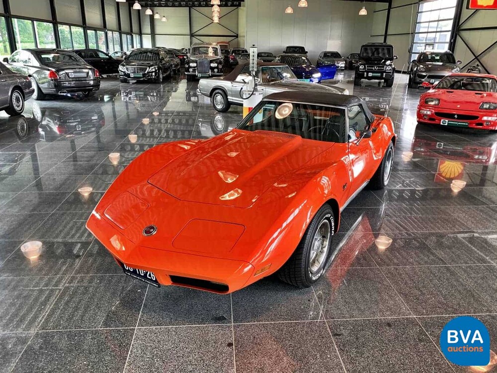 Chevrolet Corvette L82 350cu. Carbriolet 189 PS 1973, 68-YD-26.