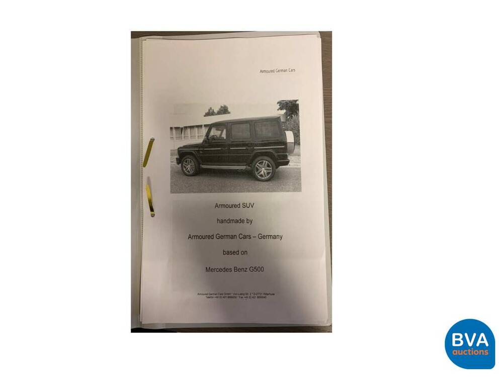 Mercedes-Benz G500 -B6 / 7 gepanzert- 296 PS 2001.