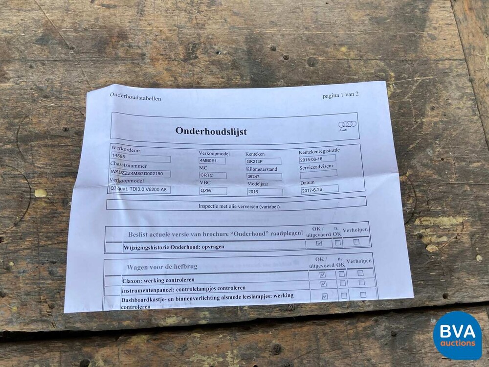 Audi Q7 3.0 TDI Quattro Pro Line S-7-Sitzer- 272 PS 2015 S-Line, GK-213-P.