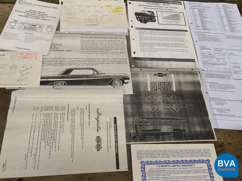 Chevrolet Impala Bubbletop SS 204 PS 1961, AM-48-25.