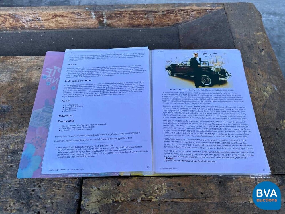 Clenet Aspha III 5.0 V8 1986.