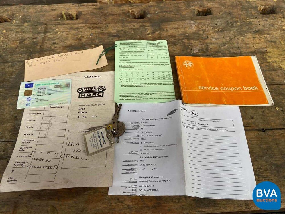 Alfa Romeo Giulia 1.6 Super Lusso 1976 Origineel NL, 07-JM-48