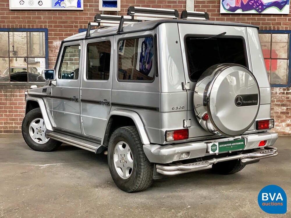 Mercedes-Benz G320 V6 3.2L Lang G-Klasse 5G-Tronic Automaat 215pk 2000 -Youngtimer-