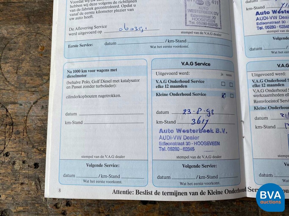 Volkswagen Golf II 1.6 Automatisch -42.000km! Original NL-1991, ZG-80-NV.