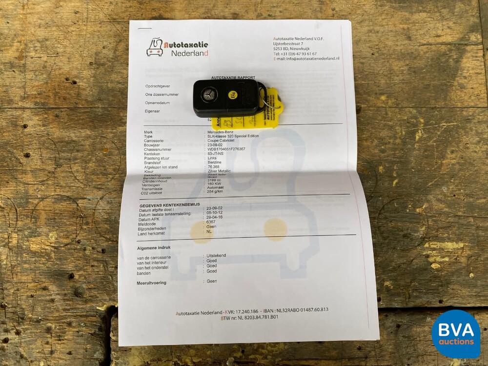 Mercedes-Benz SLK320 3.2L Roadster Special Edition (R170) 218 PS 2002, 83-JT-NS.