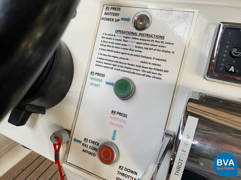 PASCOE international Rescue Tender RIB Speedboat 2012 6.2M 170hp Steyr JET drive.