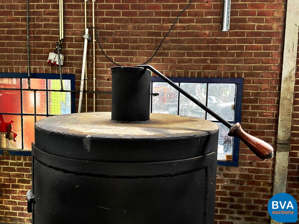 Smoker houtskoolbarbeque verrijdbaar Cactus Jack