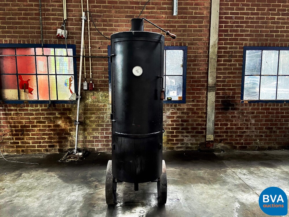 Smoker houtskoolbarbeque verrijdbaar Cactus Jack