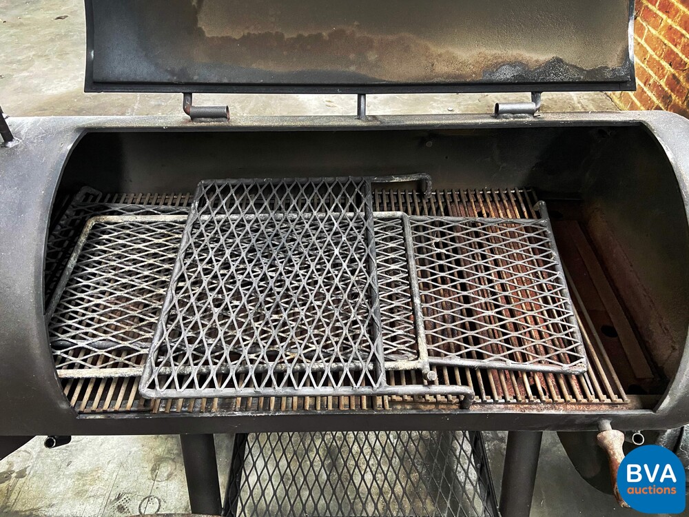 Smoker houtskoolbarbeque verrijdbaar Cactus Jack