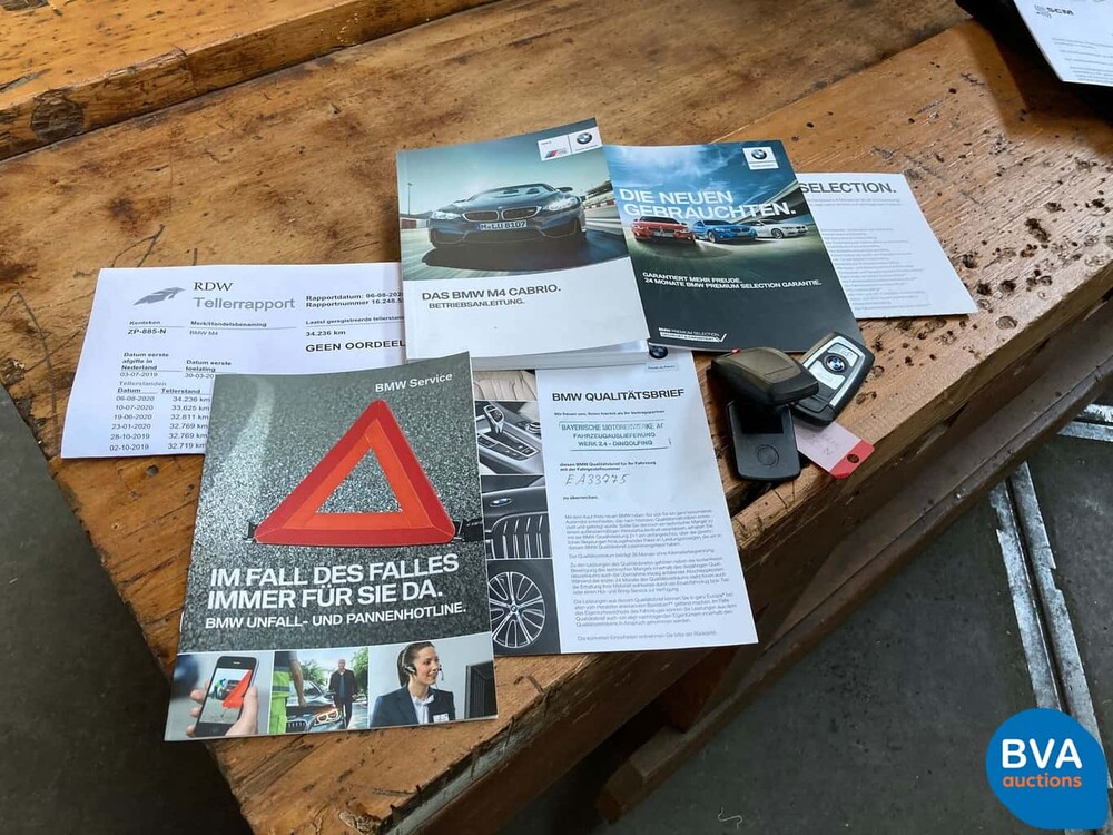 BMW 4-serie Cabrio M4 Competition 450pk 2017, ZP-885-N