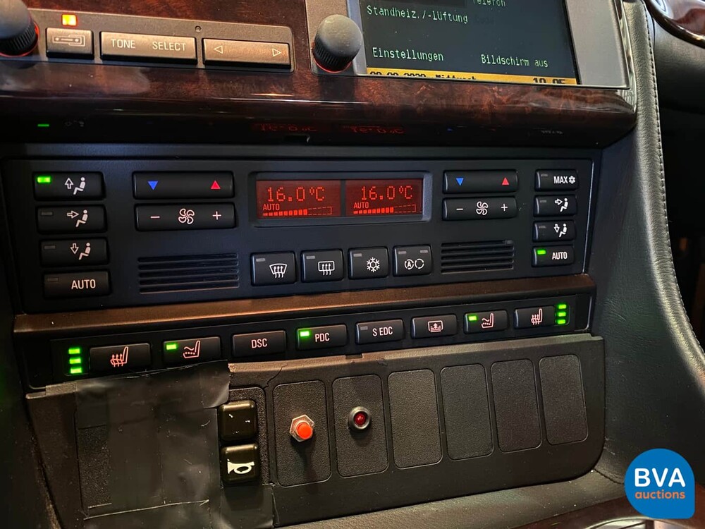 BMW 750iL -B4 gepantserd- 5.4 V12 326pk E38 Bulletproof 2000