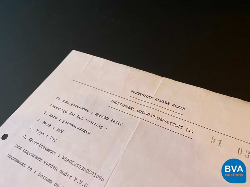 BMW 750iL -B6 gepanzert- 5.0 V12 300 PS E32 kugelsicher 1991.