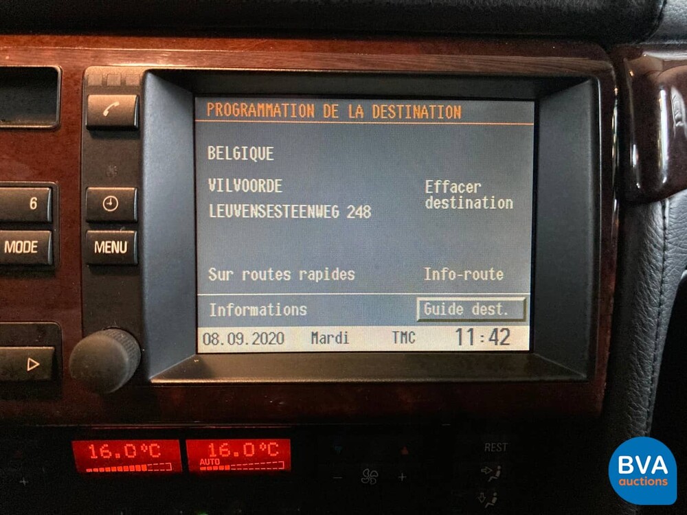 BMW 750iL L7 5.4 V12 Stretched 326 PS E38 1999.