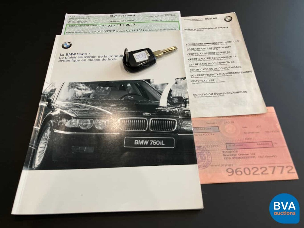 BMW 750iL L7 5.4 V12 Stretched 326 PS E38 1999.