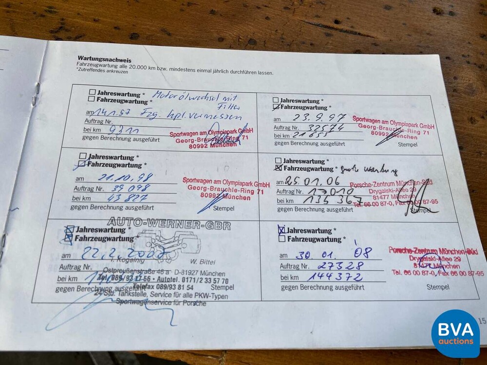 Porsche 911 Carrera Cabriolet 993 286pk 1996