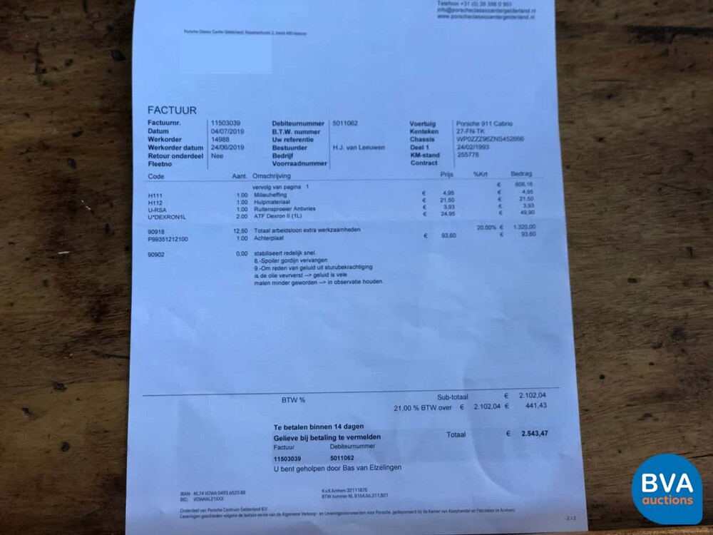 Porsche 911 Carrera 4 Cabriolet 3.6 964 1993, 27-FN-TK