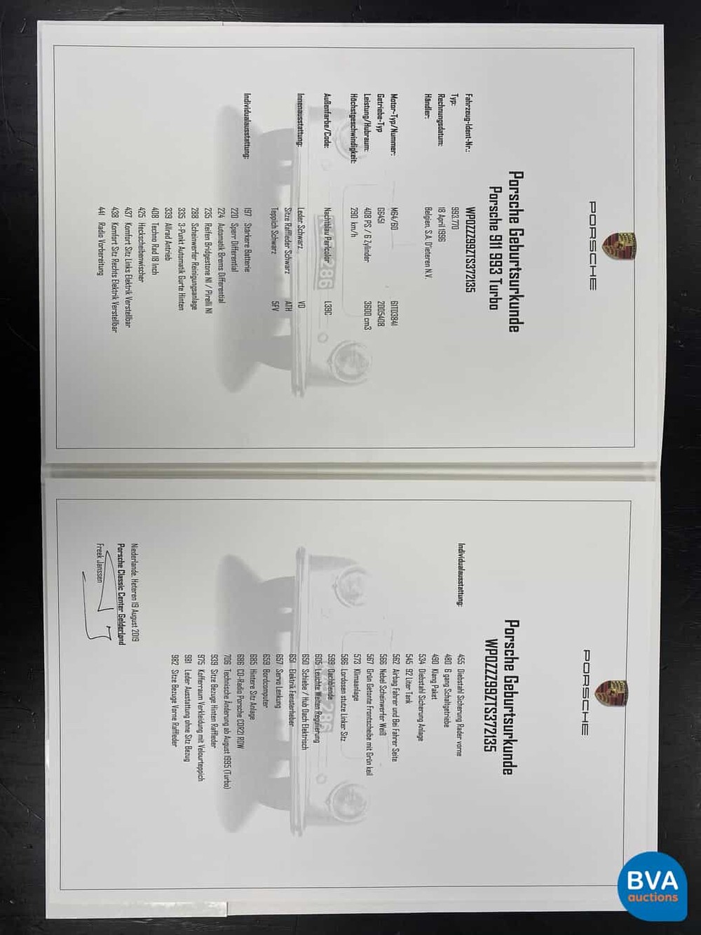 Porsche 911 Turbo 3.6 993 408pk, RB-VD-34