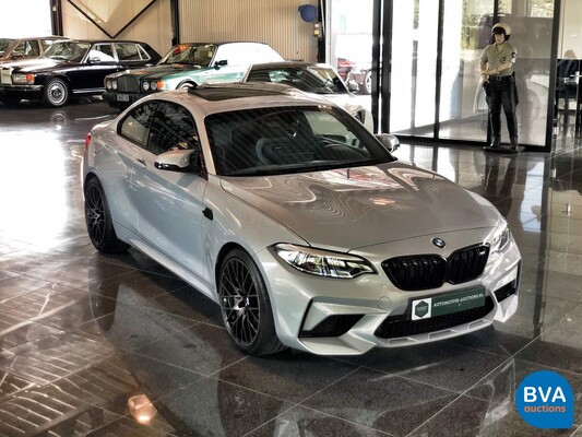 BMW M2 Competition Coupé 411hp 2019 ORG-NL Warranty Individual Shadow-Line.