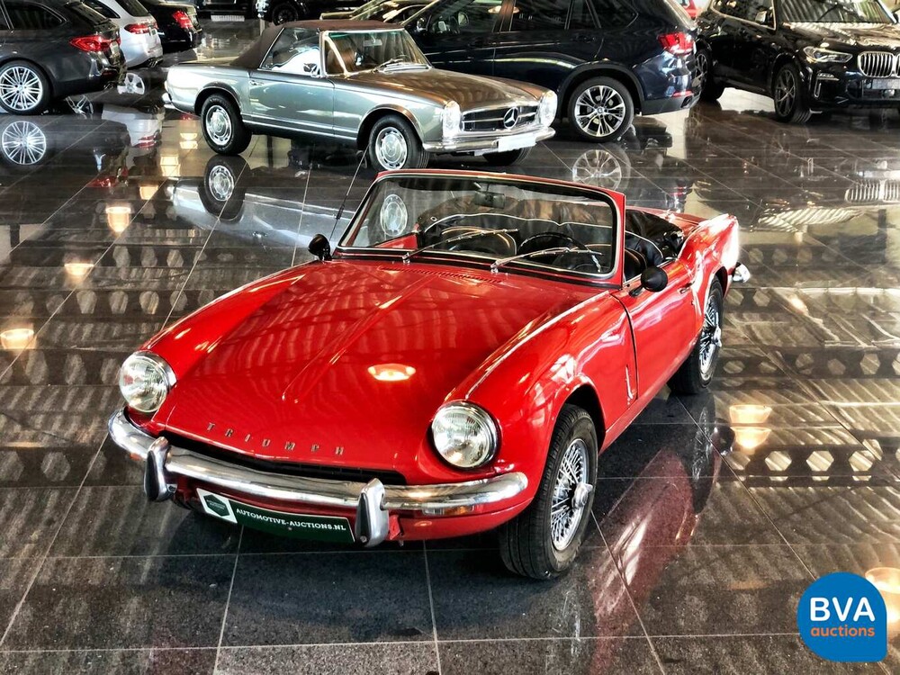 Triumph Spitfire Cabrio 1.3 MKIII 1969, 74-95-JE.