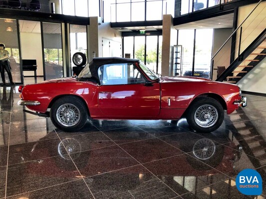 Triumph Spitfire convertible 1.3 MKIII 1969, 74-95-JE.