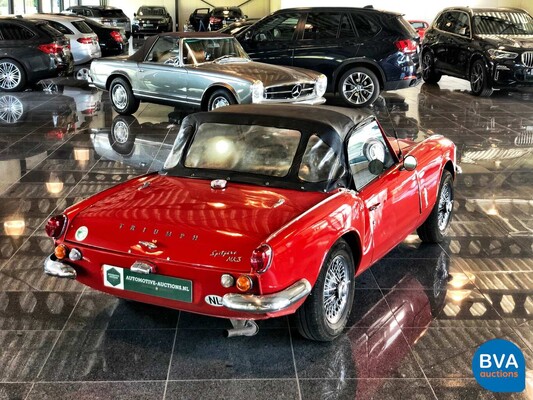 Triumph Spitfire convertible 1.3 MKIII 1969, 74-95-JE.