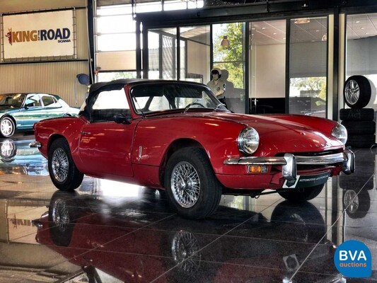 Triumph Spitfire convertible 1.3 MKIII 1969, 74-95-JE.